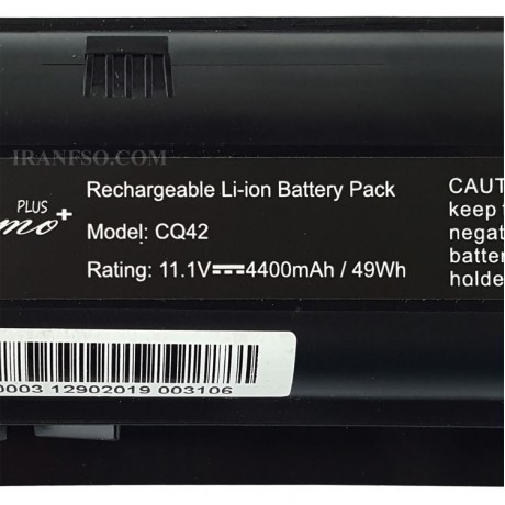 باتری لپ تاپ اچ پی Battery HP Compaq CQ42 6Cell Gimo Plus مشکی-4400 میلی آمپر ساعت