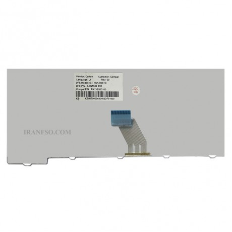 کیبرد لپ تاپ ایسر Keyboard Acer Aspire 4710 سفید دست دوم