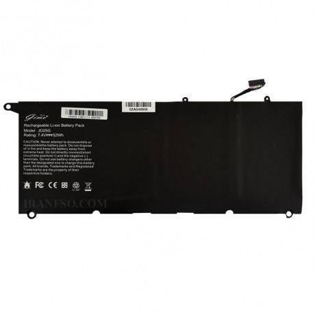 باتری لپ تاپ دل XPS 13 9350_JD25G Gimo Plus مشکی داخلی-52 وات ساعت