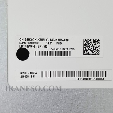 ال ای دی لپ تاپ ال جی 14.0 نازک مات 30 پین Full HD-IPS_315x186x5.2mm بدون جاپیچ برد پشت LED سوکت از پایین