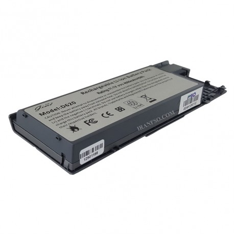 باتری لپ تاپ دل Battery Dell Latitude D620 6Cell Gimo Plus نقره ای-45 وات ساعت