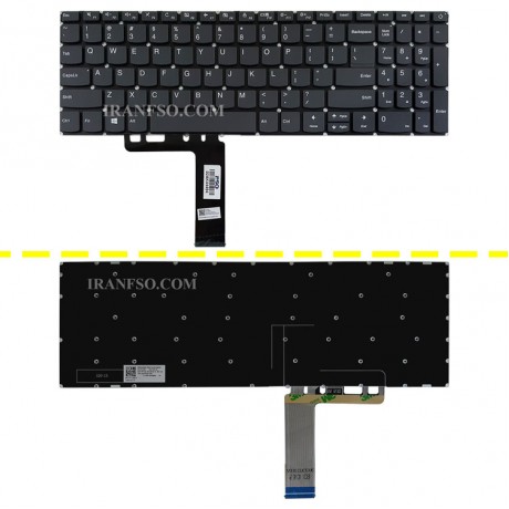 کیبرد لپ تاپ لنوو IdeaPad 3-15ITL نوک مدادی-اینترکوچک-بدون فریم با کلید پاور