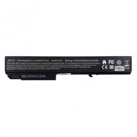 باتری لپ تاپ اچ پی Battery HP EliteBook 8530 8Cell Gimo Plus مشکی-60 وات ساعت