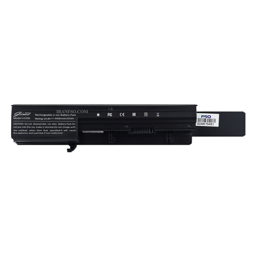 باتری لپ تاپ دل Battery Dell Vostro 3300 8Cell Gimo Plus مشکی-4400 میلی آمپر ساعت