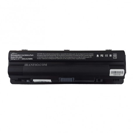 باتری لپ تاپ دل Battery Dell XPS L502-9Cell مشکی-60 وات ساعت
