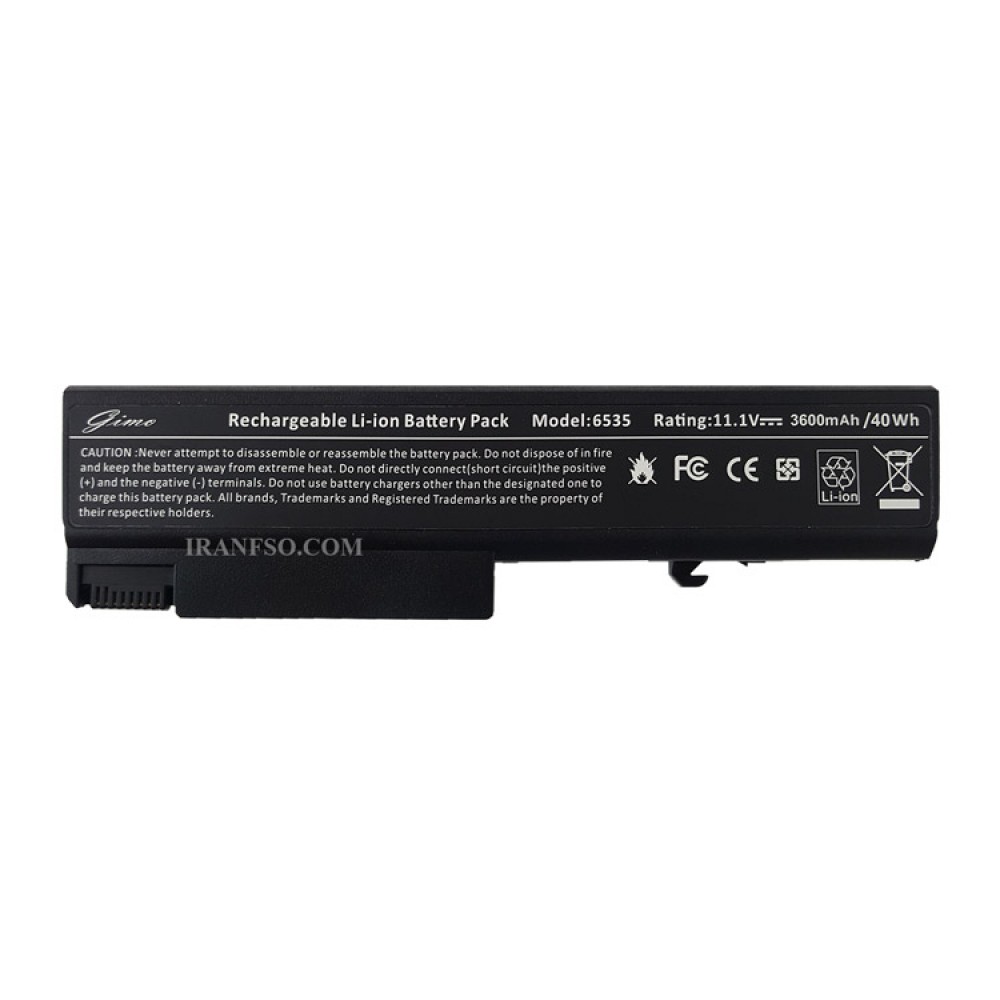 باتری لپ تاپ اچ پی Battery Laptop HP EliteBook 8440-6Cell مشکی-40 وات ساعت