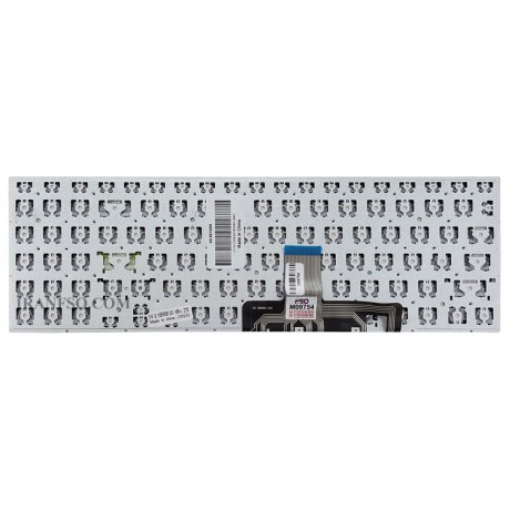 کیبرد لپ تاپ ایسوس VivoBook X521 مشکی-اینترکوچک بدون فریم به همراه کلید پاور