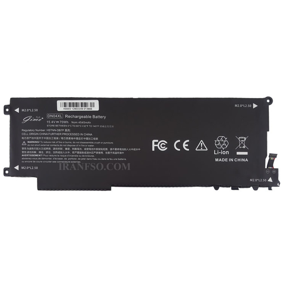 باتری لپ تاپ اچ پی ZBook X2 G4_DN04XL Gimo Plus مشکی داخلی-70 وات ساعت