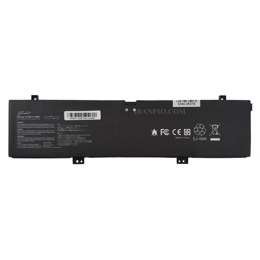 باتری لپ تاپ ایسوس TUF gaming FX517_C41N2101 Gimo Plus مشکی-داخلی-76 وات ساعت