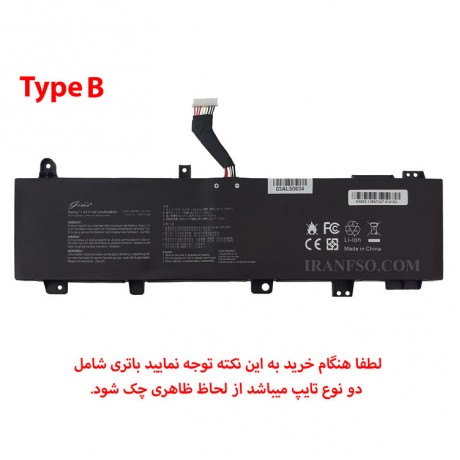 باتری لپ تاپ ایسوس TUF Gaming FX506-FX706_Type B_C41N1906 Gimo Plus مشکی-داخلی-48 وات ساعت