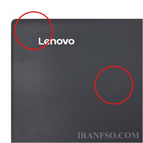 قاب پشت ال سی دی لپ تاپ لنوو IdeaPad 110-14 مشکی-خط و خش دار