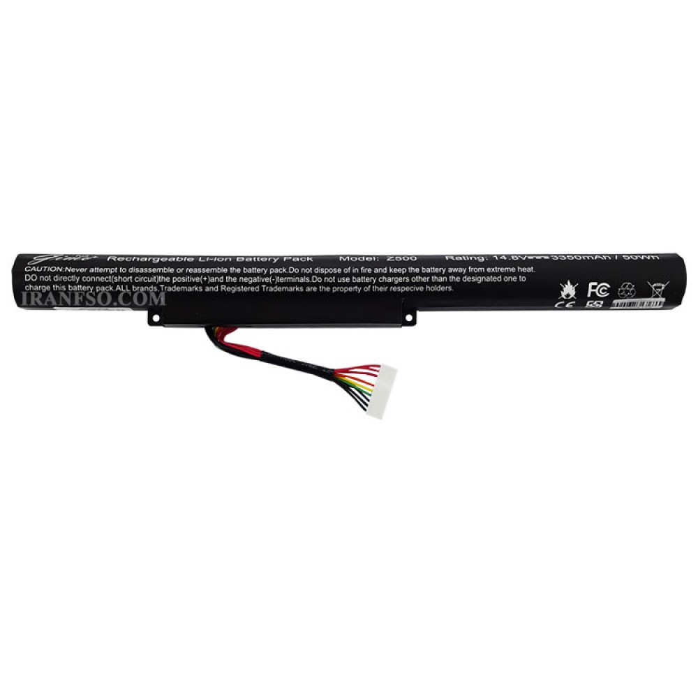 باتری لپ تاپ لنوو Battery Lenovo IdeaPad Z500 Gimo Plus مشکی-داخلی-3350 میلی آمپر ساعت