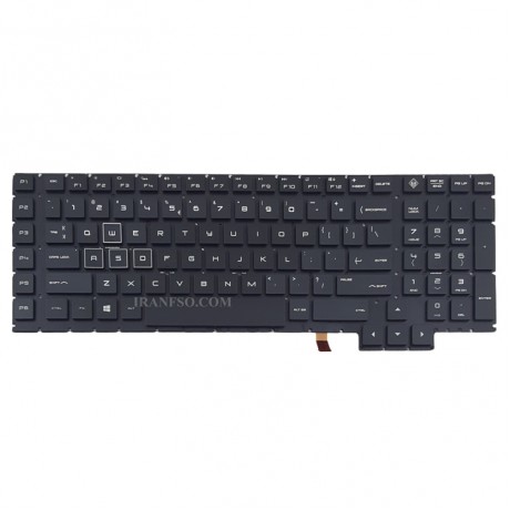 کیبرد لپ تاپ اچ پی Omen 17-AN_RGB مشکی با بک لایت-بدون فریم