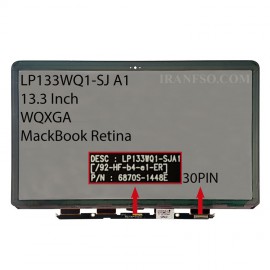 ال ای دی لپ تاپ ال جی 13.3 LP133WQ1-SJA1 نازک 30 پین برای اپل MackBook Retina