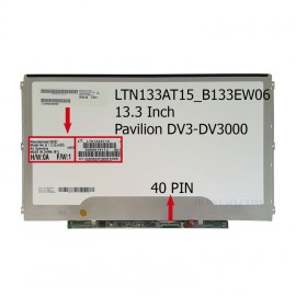 ال ای دی لپ تاپ 13.3 LTN133AT15_B133EW06 نازک برای اچ پی Pavilion DV3-DV3000