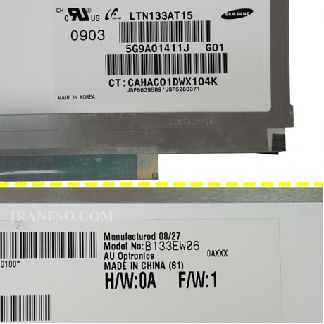 ال ای دی لپ تاپ 13.3 LTN133AT15_B133EW06 نازک برای اچ پی Pavilion DV3-DV3000
