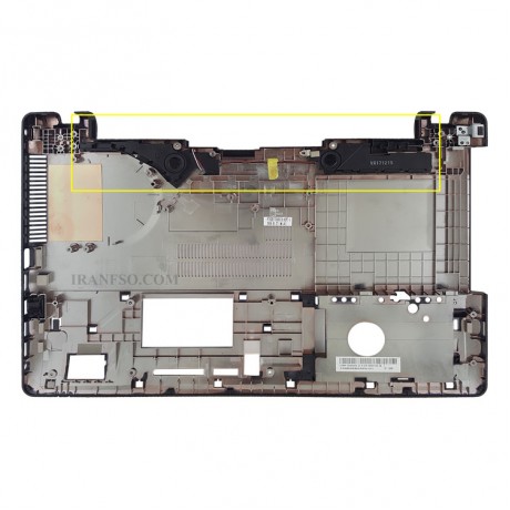 قاب کف لپ تاپ ایسوس Case D Asus X550 Intel مشکی-به همراه اسپیکر-برای باتری External