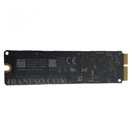 هارد SSD لپ تاپ 128 گیگابایت سامسونگ برای اپل Macbook Air-Pro Retina 2015 یک ماه گارانتی