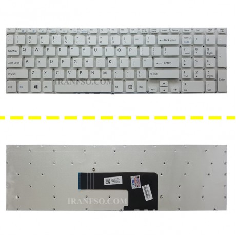 کیبرد لپ تاپ سونی Keyboard Sony SVF152 White