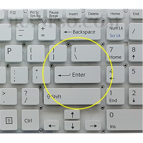 کیبرد لپ تاپ سونی Keyboard Sony SVF152 White