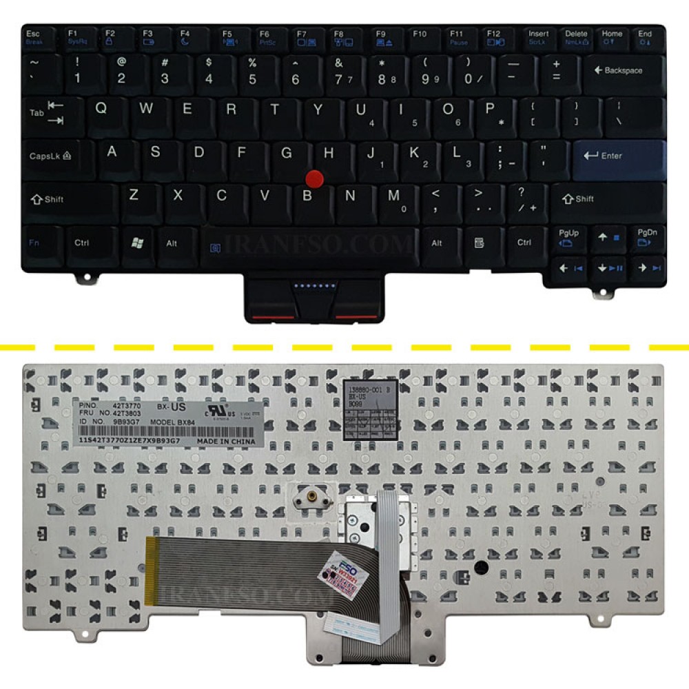 کیبرد لپ تاپ لنوو ThinkPad SL400 مشکی-با موس
