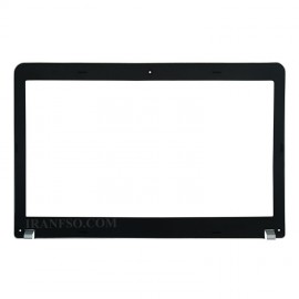 قاب جلو ال سی دی لپ تاپ لنوو Thinkpad Edge E540 مشکی-نقره ای غیرتاچ چهار پیچ-ال ای دی نازک