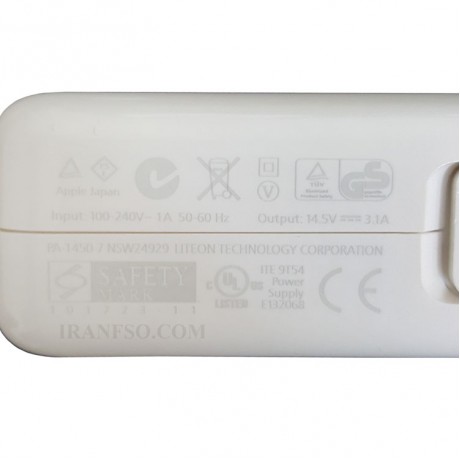 آداپتور لپ تاپ اپل Magsafe1 45W Gimo Plus بدون پک