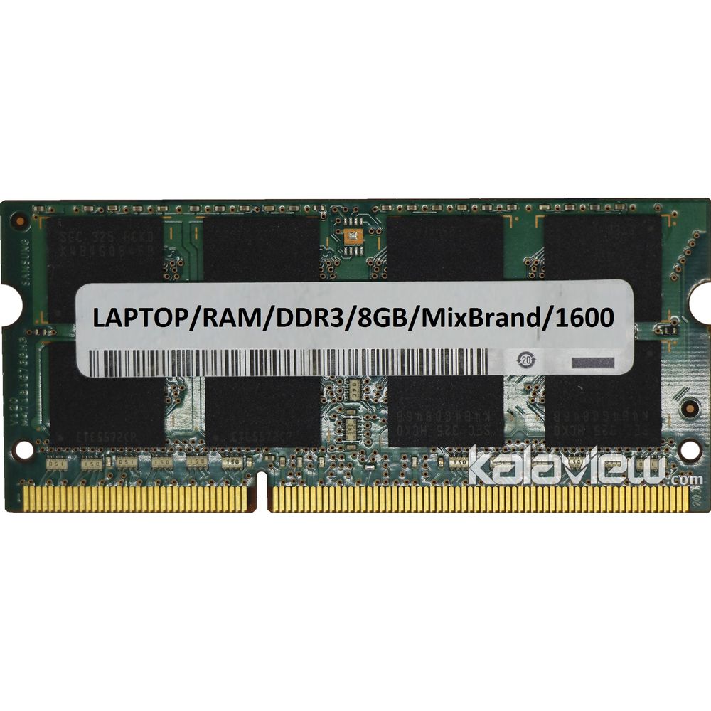 رم لپ تاپ میکس برند 8GB مدل DDR3 باس 1600MHZ/12800 بدون پک