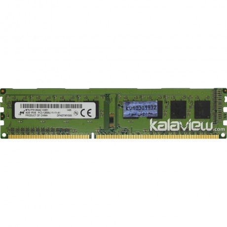 رم کامپیوتر میکرون 4GB مدل DDR3 باس 1600MHZ/12800 چین MT8JTF51264AZ-1G6E1 تایمینگ CL9