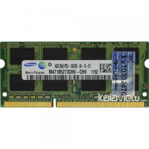 رم لپ تاپ سامسونگ 4GB مدل DDR3 باس 1333MHZ/10600 فیلیپین PH M471B5273CH0-CH9 1152 تایمینگ CL9