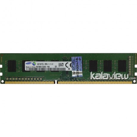 رم کامپیوتر سامسونگ 4GB مدل DDR3L باس 1600MHZ/12800 چین CN M378B5173EB0-YK0 1521 تایمینگ CL11