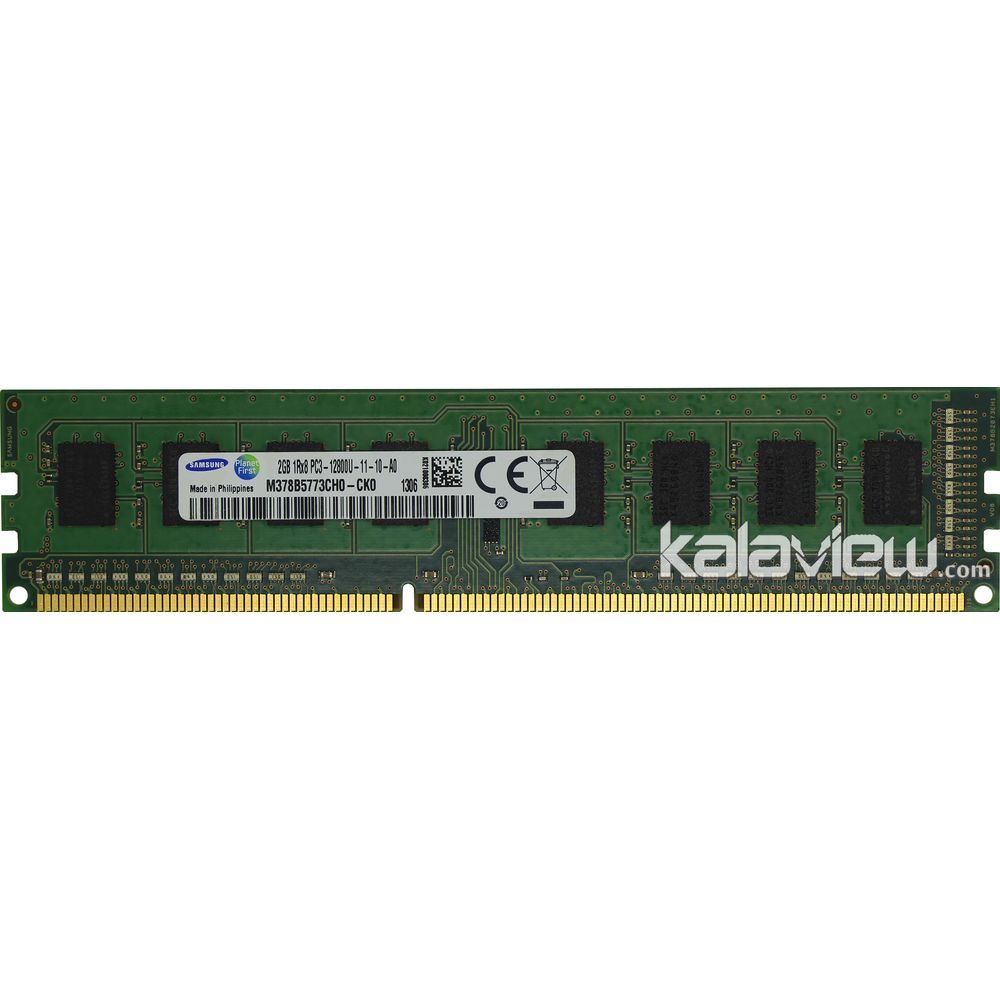 رم کامپیوتر سامسونگ 2GB مدل DDR3 باس 1600MHZ/12800 فیلیپین PH M378B5773CH0-CK0 1306 تایمینگ CL11