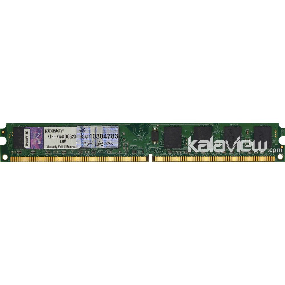 رم کامپیوتر کینگستون 2GB مدل DDR2 باس 800MHZ/6400 چین KTH-XW4400C6/2G تایمینگ CL6
