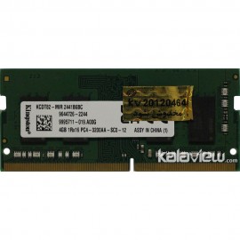 رم لپ تاپ کینگستون 4GB مدل DDR4 باس 3200MHZ/25600 چین KCDT82-MIR تایمینگ CL22