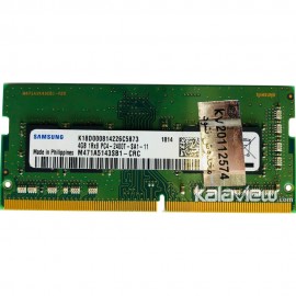 رم لپ تاپ سامسونگ 4GB مدل DDR4 باس 2400MHZ/19200 فیلیپین PH M471A5143SB1-CRC تایمینگ CL17