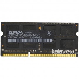 رم لپ تاپ الپیدا 4GB مدل DDR3 باس 1600MHZ/12800 تایوان EBJ41UF8BDU5-GN-F 1252 تایمینگ CL11