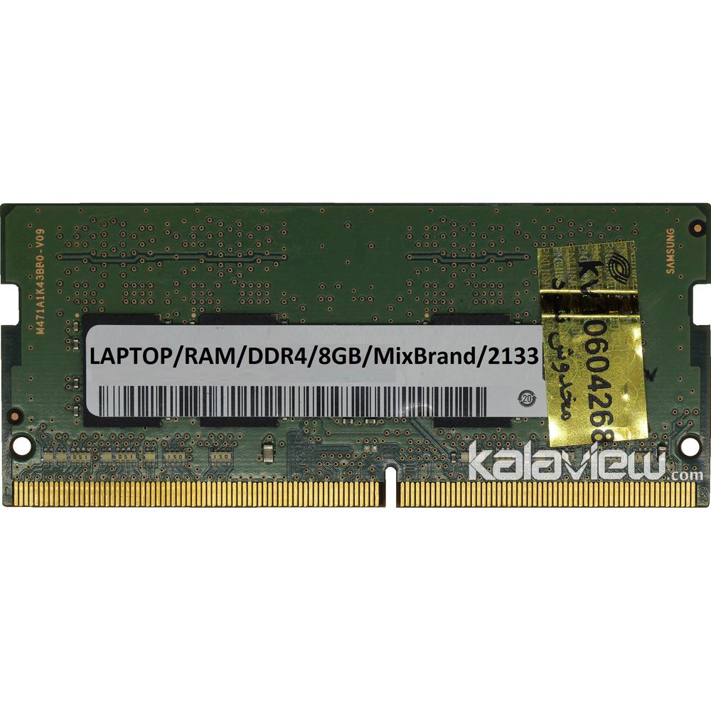 رم لپ تاپ میکس برند 8GB مدل DDR4 باس 2133MHZ/17000 بدون پک