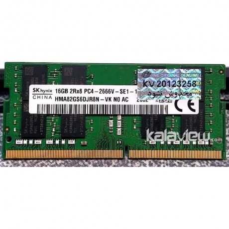 رم لپ تاپ کینگستون 16GB مدل DDR4 باس 3200MHZ/25600 چین KWTHG4-MIE S2025DB تایمینگ CL22