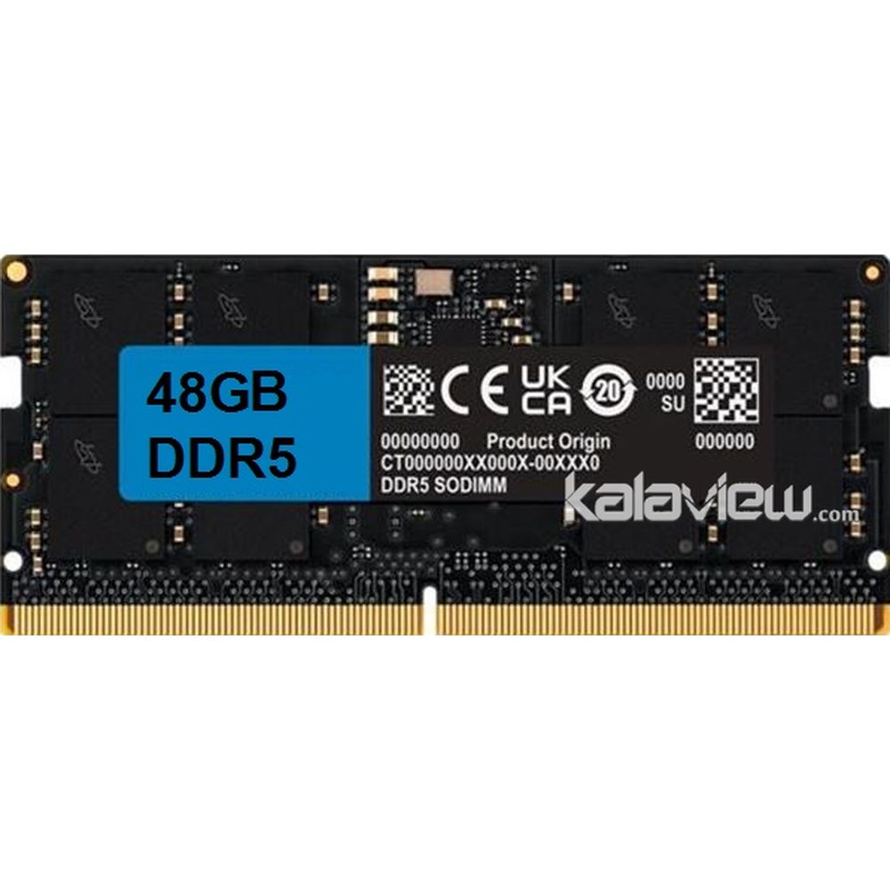 رم لپ تاپ میکس برند 48GB مدل DDR5 میکس باس
