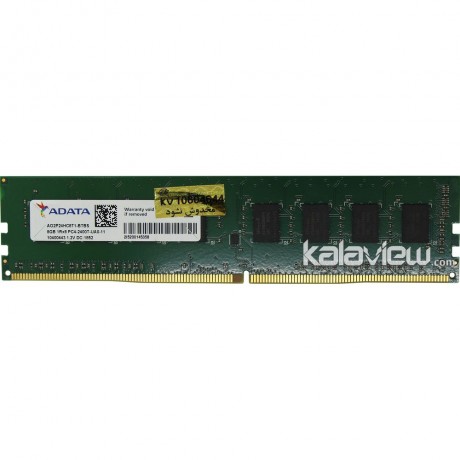 رم کامپیوتر ای دیتا 8GB مدل DDR4 باس 2400MHZ/19200 چین AO2P24HC8T1-BTBS تایمینگ CL17
