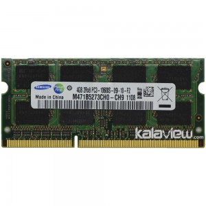 رم لپ تاپ سامسونگ 4GB مدل DDR3 باس 1333MHZ/10600 چین CN M471B5273CH0-CH9 1108 تایمینگ CL9