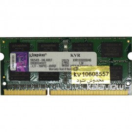 رم لپ تاپ کینگستون 4GB مدل DDR3 باس 1333MHZ/10600 تایوان KVR1333D3S9/4G (TW) تایمینگ CL9