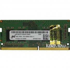 رم لپ تاپ میکرون 8GB مدل DDR4 باس 2666MHZ/21300 چین MTA8ATF1G64HZ-2G6E1 818 تایمینگ CL19