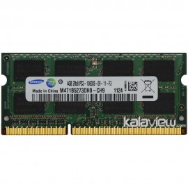 رم لپ تاپ سامسونگ 4GB مدل DDR3 باس 1333MHZ/10600 چین CN M471B5273DH0-CH9 1124 تایمینگ CL9
