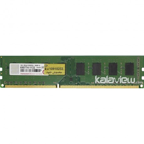 رم کامپیوتر ترنسند 8GB مدل DDR3L باس 1600MHZ/12800 چین تایمینگ CL11