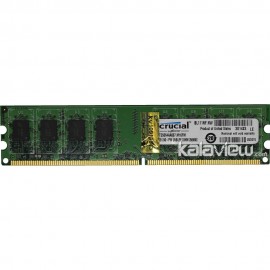رم کامپیوتر کروشیال 2GB مدل DDR2 باس 667MHZ/5300 آمریکا CT25664AA667.M16FM تایمینگ CL5