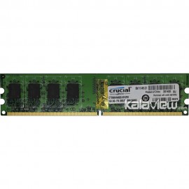 رم کامپیوتر کروشیال 2GB مدل DDR2 باس 800MHZ/6400 چین CT25664AA800.M16FM تایمینگ CL6