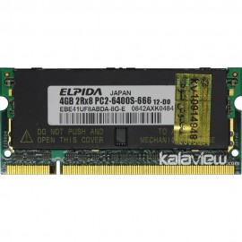 رم لپ تاپ الپیدا 4GB مدل DDR2 باس 800MHZ/6400 ژاپن EBE41UF8ABDA-8G-E تایمینگ CL6