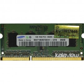 رم لپ تاپ سامسونگ 1GB مدل DDR3 باس 1066MHZ/8500 کره KR M471B2873EH1-CF8 0948 تایمینگ CL7