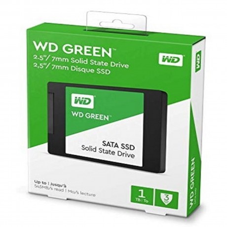 حافظه اس اس دی اینترنال وسترن دیجیتال 120GB مدل گرین SATA 2.5INCH WDS120G3G0A پارت نامبر WDS120G3G0A